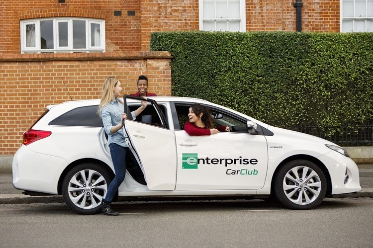 Car Club Image An image of an Enterprise Car Club car