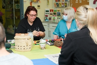 An image of a group activity taking place at the Phoenix Resource Centre