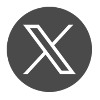 A dark grey version of the Twitter icon
