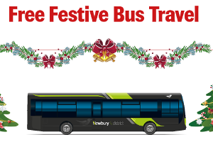 An image relating to Festive Cheer with Free Bus Travel in West Berkshire this Christmas!