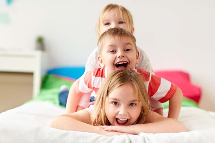 Children Playing and Smiling - Fostering 2 Children Playing and Smiling