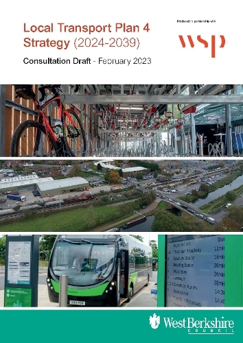 Draft Local Transport Plan (LTP4) for consultation (Front cover)