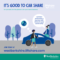 Liftshare - It's good to car share, for yourself, for the planet and for your bank balance. Join today at westberkshire.liftshare.com.