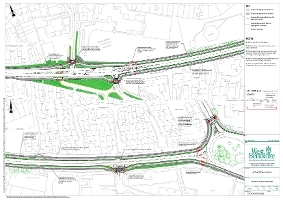 Proposed Western Avenue cycleways - Provisional Scheme (2022)