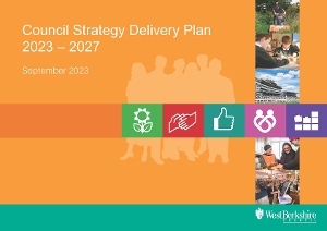 Council Strategy Delivery Plan 2023-2027 front page (Sept 2023)