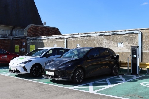 2024 - EV charging at Kennet Centre car park