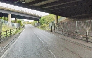 Chieveley Services Link Road, Chieveley Before