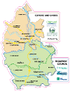 Two Councils (Oxford and Shires and Ridgeway) - map of the area (June 2025)